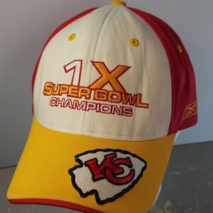 Vintage Kansas City Chiefs "1X Super Bowl Champions" Retro Hat Cap KC Arrowhead